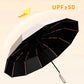 🔥Get 50% Off 🔥Reflective Safety Umbrella – NC Fabric + Alloy Frame – Reverse Retractable & Ring Buckle for Commuters & Night Walkers
