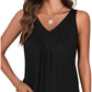 🌸Summer Hot Sale 50%OFF🌸Women’s V-Neck Sleeveless Tank Top – Effortless Comfort & Chic Style! ✨👚