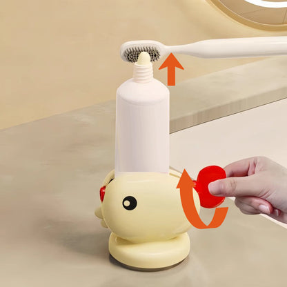 Adorable Goldfish Suction Cup Toothpaste Squeezer