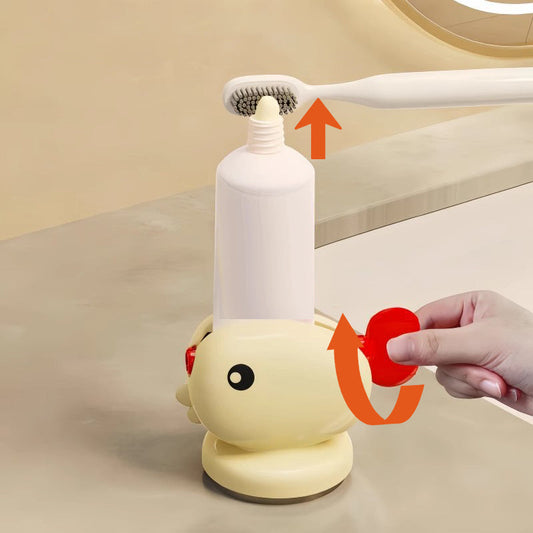 Adorable Goldfish Suction Cup Toothpaste Squeezer