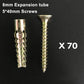 🔥Hot Sale 50%🔥Upgraded Serrated Iron Expansion Screw