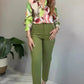 🌸Spring Specials💐Women's Printed Button Shirt & Pants (2-Piece Set)