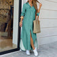 🌸Summer Sale -50% off🌸Women's Trendy Long Sleeve Shirt Dress