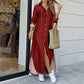 🌸Summer Sale -50% off🌸Women's Trendy Long Sleeve Shirt Dress