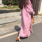 🌸Summer Sale -50% off🌸Women's Trendy Long Sleeve Shirt Dress