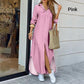 🌸Summer Sale -50% off🌸Women's Trendy Long Sleeve Shirt Dress