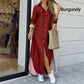 🌸Summer Sale -50% off🌸Women's Trendy Long Sleeve Shirt Dress