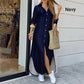 🌸Summer Sale -50% off🌸Women's Trendy Long Sleeve Shirt Dress