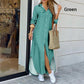 🌸Summer Sale -50% off🌸Women's Trendy Long Sleeve Shirt Dress