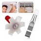 AC Fin Comb and Condenser Fin Straightener Cleaner, Durable Stainless Steel Evaporator Radiator Repair Tool, Adjustable Air Conditioner Fin Cleaning Brush for Home and Car AC Units