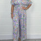 💖LAST DAY SALE 50% OFF💖Women's V-Neck Printed Short-Sleeve Jumpsuits