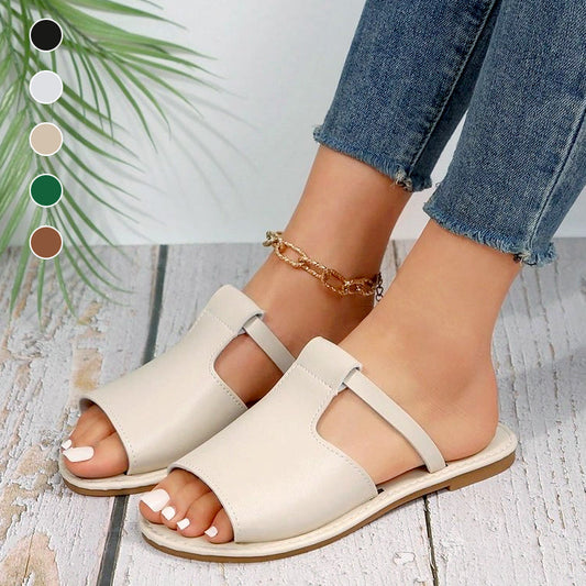 🌸Women's Fashion Comfortable Flat Sandal Slippers🌸（ 50% discount）
