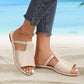 🌸Women's Fashion Comfortable Flat Sandal Slippers🌸（ 50% discount）