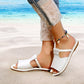 🌸Women's Fashion Comfortable Flat Sandal Slippers🌸（ 50% discount）