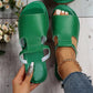🌸Women's Fashion Comfortable Flat Sandal Slippers🌸（ 50% discount）