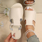 🌸Women's Fashion Comfortable Flat Sandal Slippers🌸（ 50% discount）
