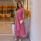 🔥2025 New arrivals - 50% OFF🌺Women's Elegant Sleeveless Button Down Shirt Long Dress