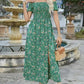 💖👗Limited Sale 50% OFF🌹Women's Elegant Floral Off-Shoulder Dress