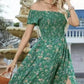 💖👗Limited Sale 50% OFF🌹Women's Elegant Floral Off-Shoulder Dress