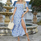 💖👗Limited Sale 50% OFF🌹Women's Elegant Floral Off-Shoulder Dress