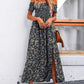 💖👗Limited Sale 50% OFF🌹Women's Elegant Floral Off-Shoulder Dress