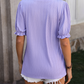 💖LAST DAY SPECIAL PRICE💖Women's Casual V-Neck Short Sleeve Top