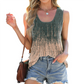 🌈Summer New Arrivals 💝Specials⏰Women's Casual Fashion Round Neck Printed Sleeveless Tank Top