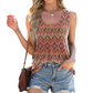 🌈Summer New Arrivals 💝Specials⏰Women's Casual Fashion Round Neck Printed Sleeveless Tank Top