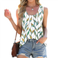🌈Summer New Arrivals 💝Specials⏰Women's Casual Fashion Round Neck Printed Sleeveless Tank Top