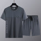 🔥🔥Limited Time Offer - Big Price ⏳ Men's Short Sleeve Top & Shorts 2-Piece Set