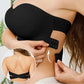 Women's Strapless Wireless Bra with Side Closure