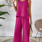 ✨2025 New Arrivals 52% OFF✨Sleeveless Top & Wide-Leg Pants Set