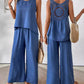 ✨2025 New Arrivals 52% OFF✨Sleeveless Top & Wide-Leg Pants Set