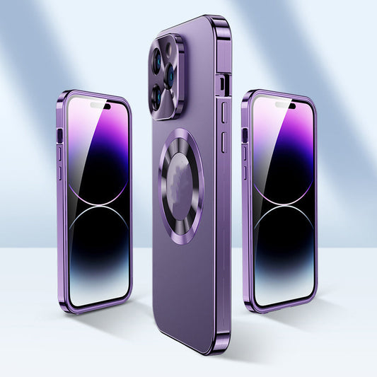 🔥Last Day Promotion 50% OFF🔥Double-sided Electroplated Glass Magnetic Phone Case