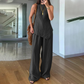 Women's Tank Top & Wide Leg Pants Set