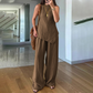 Women's Tank Top & Wide Leg Pants Set