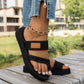 Women's Casual Flat Slip On Mesh Sandals