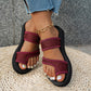 Women's Casual Flat Slip On Mesh Sandals