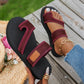 Women's Casual Flat Slip On Mesh Sandals