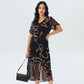 💥Last Day Special Sale 44% OFF💝✨Flowy V-Neck Printed Long Dress