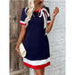 Women's Elegant A-Line Mini Dress