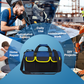 🧰🔧 Heavy Duty Tool Bag – Waterproof Hard Bottom, Oxford Cloth, Multiple Pockets, Padded Handle & Shoulder Strap – for DIY, Construction, Auto Repair – 13" to 19" (Red/Blue/Yellow/Green)