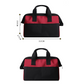 🧰🔧 Heavy Duty Tool Bag – Waterproof Hard Bottom, Oxford Cloth, Multiple Pockets, Padded Handle & Shoulder Strap – for DIY, Construction, Auto Repair – 13" to 19" (Red/Blue/Yellow/Green)