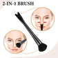 2-in-1 U-Shape Nose Contour & Setting Brush