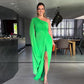 🌸New Arrival 50%OFF💖 Women's Elegant Off-Shoulder Slit Maxi Dress👗