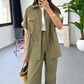 🎉Hot Sale 49% OFF🎉Women's Workwear Drawstring Casual Cargo 2-piece Set