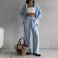 🌸New Arrival 50%OFF💖Women's Button-Down Shirt & Pants 2-Piece Set