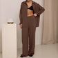 🌸New Arrival 50%OFF💖Women's Button-Down Shirt & Pants 2-Piece Set