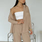 🌸New Arrival 50%OFF💖Women's Button-Down Shirt & Pants 2-Piece Set