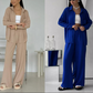 🌸New Arrival 50%OFF💖Women's Button-Down Shirt & Pants 2-Piece Set